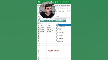 Como juntar texto no Excel - Concatenar #dashboard #dicaexcel #excel #cursodeexcel