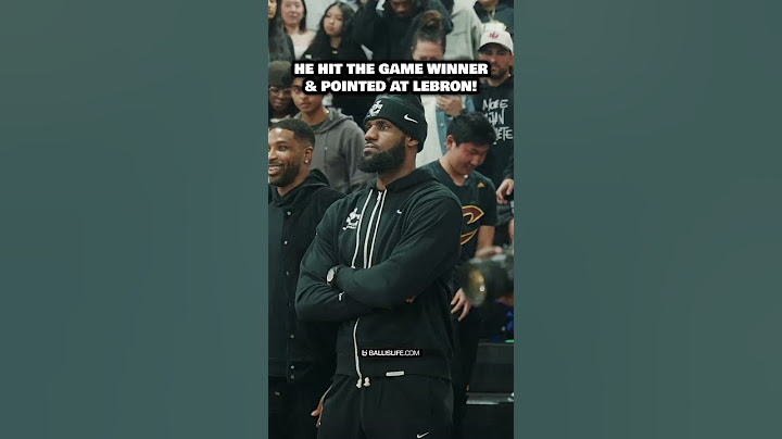 Bronny got revenge for pointing at his pops 👀