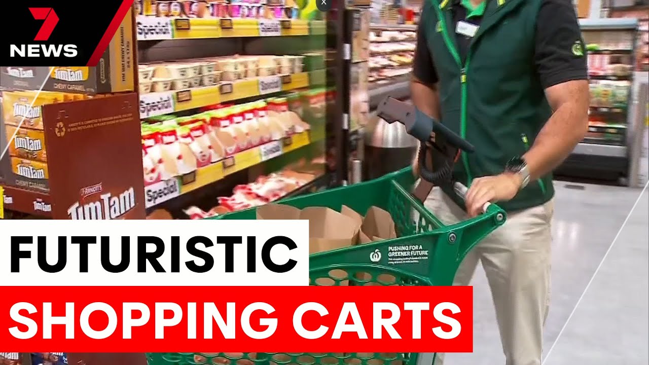 The rise of smart shopping trolleys | 7NEWS
