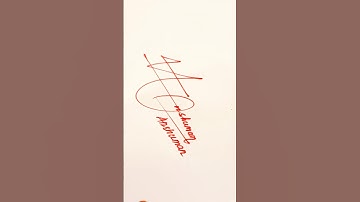 Anshuman name Signature Style/BestSignature idea #Viralshort