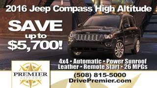Premier Cape Cod, Hyannis, MA - Jeep August 2016 featured offers - Summer Clearance Event