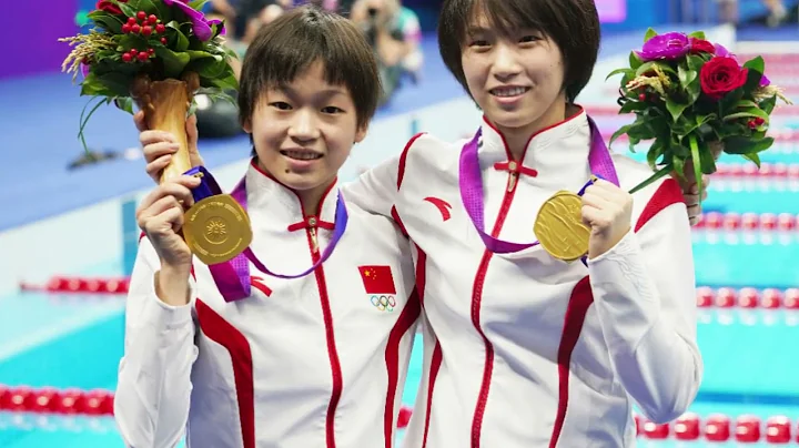 Quan Hongchan & Chen Yuxi talked to Sports Scene after winning first Asian Games title. 全红婵 | 陈芋汐 - DayDayNews