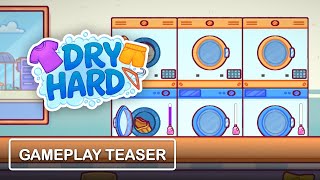 Dry Hard: Laundry Simulator - Run a Cozy Dry Cleaner - Gameplay Teaser (Steam)