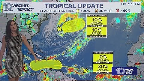 Tracking the Tropics: Forecasters watching a couple of waves in the Atlantic