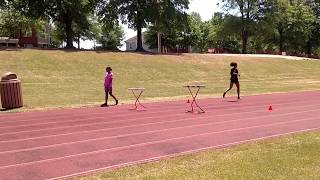 Hurdle Training - 5 Step Drilling