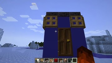 Minecraft TARDIS Build Showcase - "Redstone & Command Blocks"