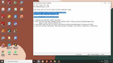 Implementasi Client Server PHP (Mysql) dan Android studi kasus : CRUD File Master Kategori
