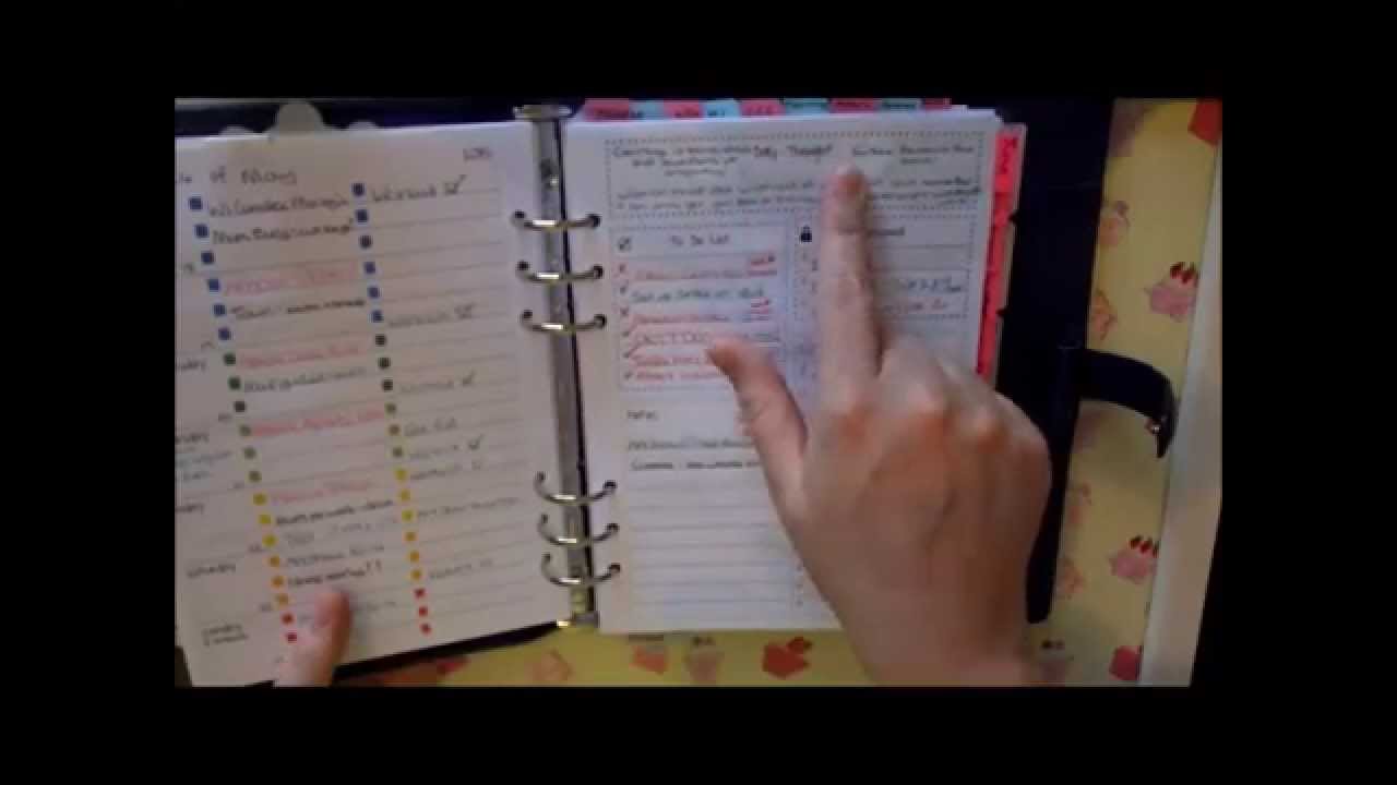 2015 Filofax Planner Setup A5 DIY YouTube