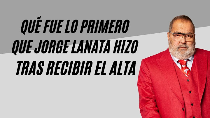 Qué fue lo primero que Jorge Lanata hizo tras recibir el alta