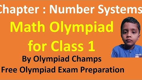 How to solve SOF IMO Olympiad Achiever Section - Number System Class 1 Olympiad Exam 2023 In Hindi