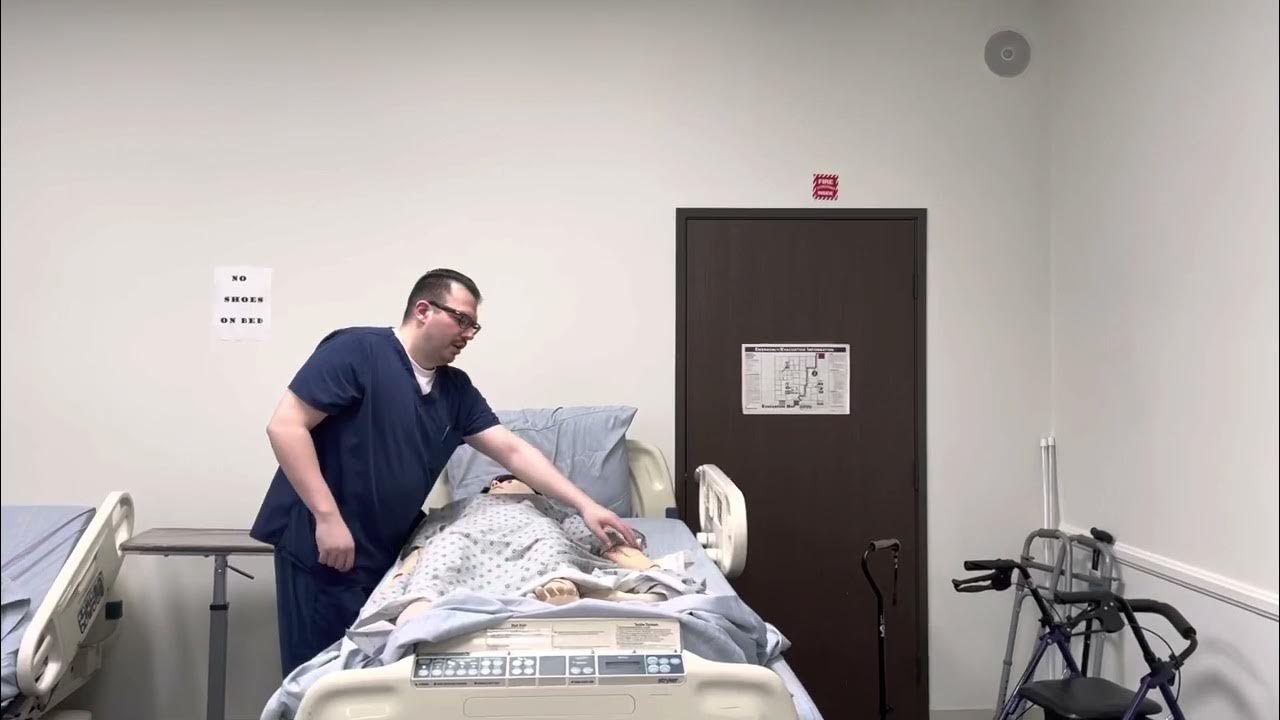 Pearson Vue CNA Skill turning to side YouTube