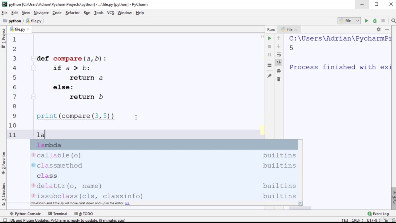 #60 Maximum of two numbers | Lambda | Python Tutorial for Beginners ...