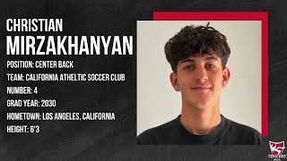 Christian Mirzakhanyan | Center Back | Class of 2030 | California Athletic Soccer Club
