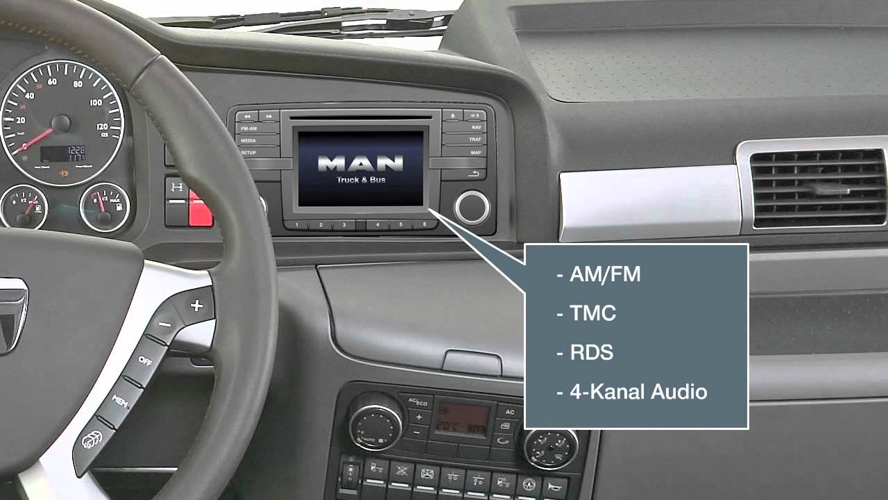 Как поменять лампочку ман тгс Radionavigationsgerät MMT Advanced - YouTube