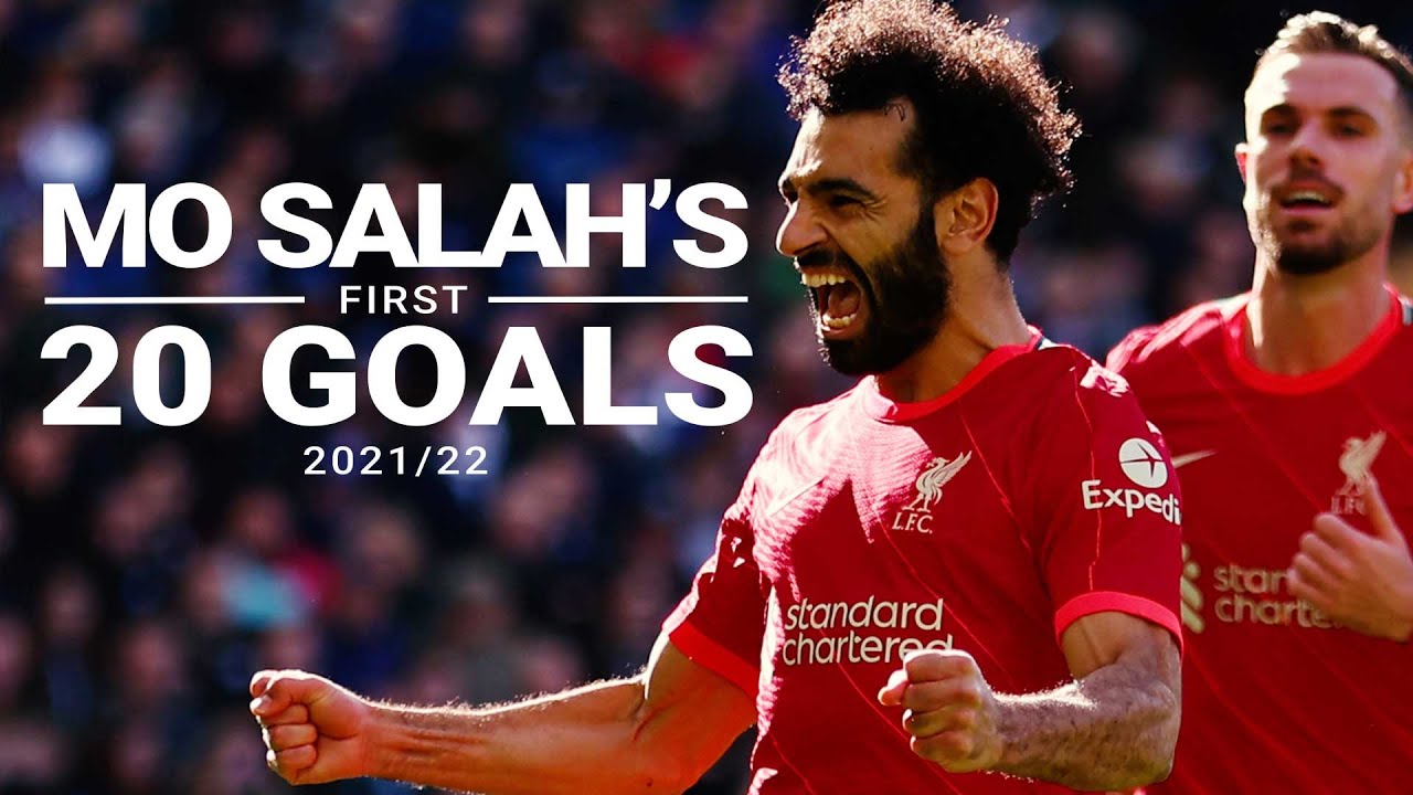 Mo Salahs 20 Premier League goals in the 202122 season so far for Liverpool