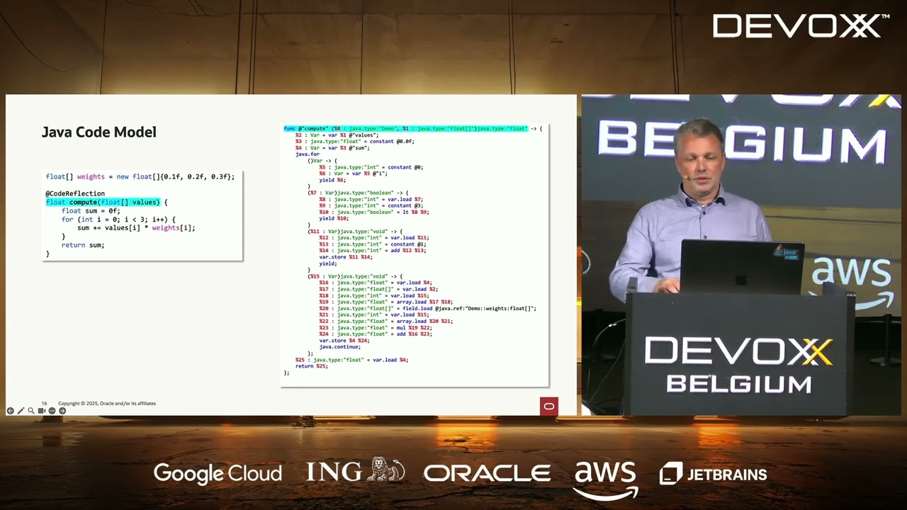 ONNX Based Generative AI LLMs in Java with Project Babylon by Adam Sotona