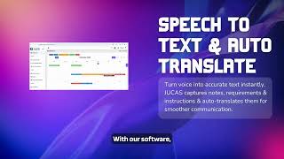 How Speech to Text & Auto Translate Works in JUCAS Catering Software screenshot 1