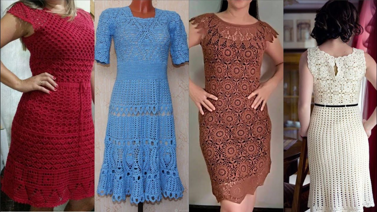 Extremely new trend Crochet Knitting Dresses Pattern 2023