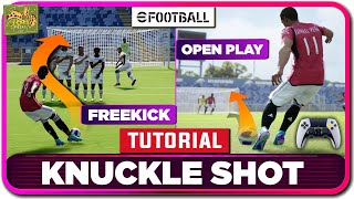 eFootball 2024™ | Knuckle Shot Tutorial - Open Play & Freekick inc. Under the Wall Technique screenshot 5