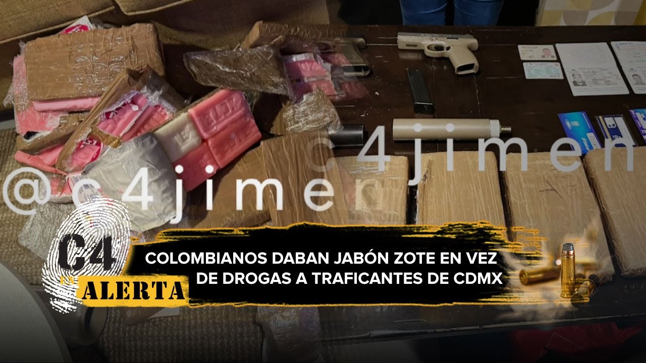 Colombianos engañan a traficantes de CdMx; en vez de drogas, les vendían jabones Zote