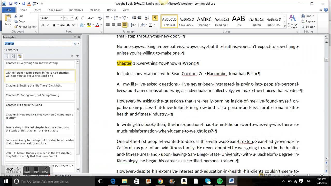 How To Format Your Word Document For Kindle Step 2 YouTube
