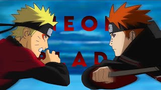 Naruto Vs Pain - Neon Blade 4K [Edit/Amv] (Special 500 Subs)