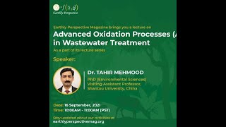 Advanced Oxidation Processes for Water Treatment by Dr. Tahir Mehmood