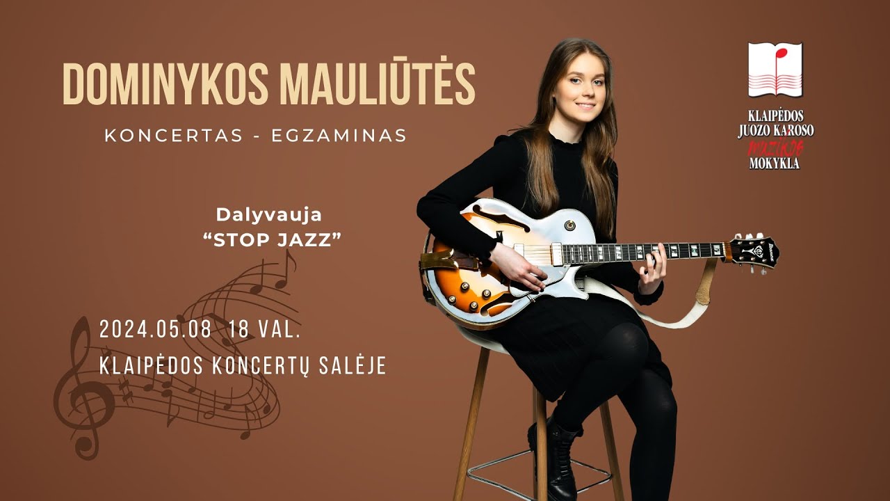 Dominyka Mauliūtė's final exam-recital FULL CONCERT @Klaipėdos Koncertų Salė 2024.05.08