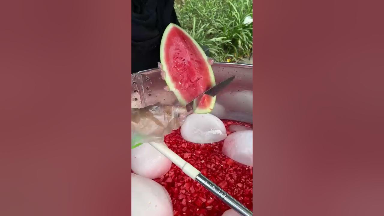 Es Semangka India Viral!! Sehari Abis 20Kg Semangka