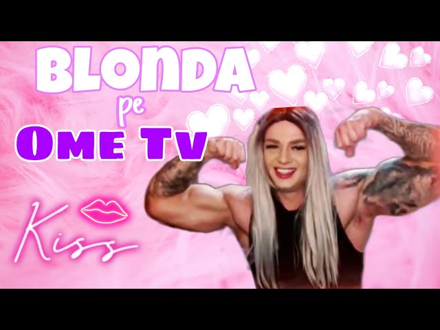 💪Blonda pe OmeTV - Funny Moments 🤣 class=