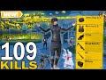 109 KILLS!😍 NEW BEST LOOT GAMEPLAY with S2 OUTFIT 🔥 PUBG MOBILE - BGMI