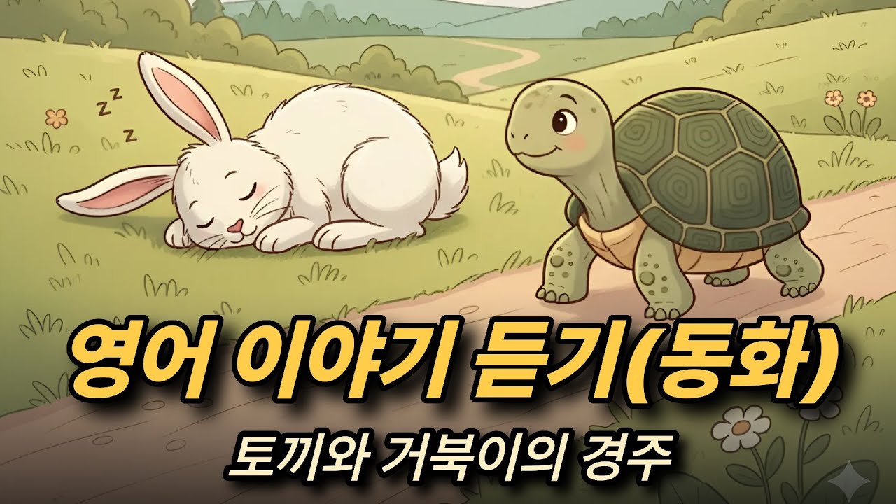 [영어 이야기 듣기 (동화)] 토끼와 거북이의 경주