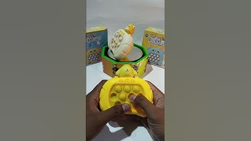 Playing push game pompompurin, pop it elektrik, push game challenge, asmr, #popit #toys