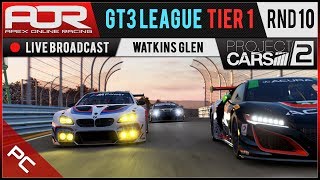 Project CARS 2 | AOR GT3 League | PC Tier 1 | S10 | R10: Watkins Glen