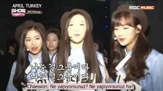 APRIL-SHOW CHAMPION BACKSTAGE (Muah! sahne arkası) - Türkçe Altyazılı