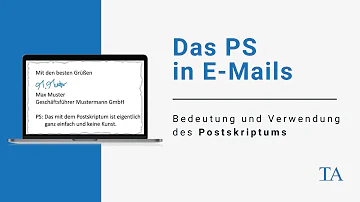 Wann kommt PS in einer E Mail?