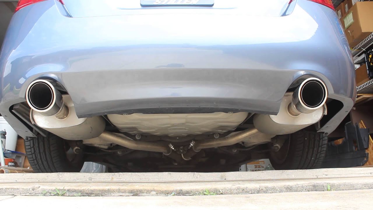 Racingline Y-Pipe on a 2010 Nissan Maxima SV Sport with Borla Exhaust