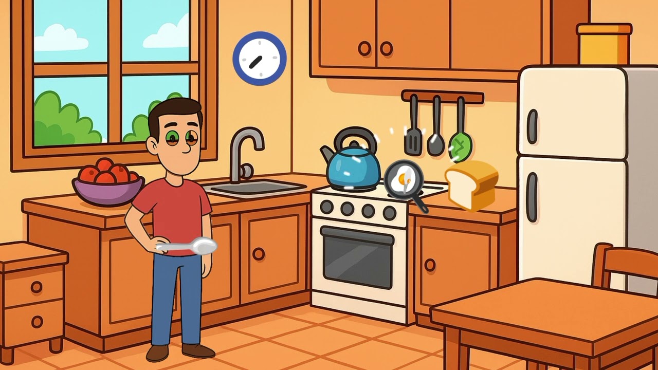 The Kitchen Chaos - Episode : 1|| Happy the Entertainer || Kids  Cartoon