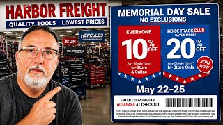     Harbor Freight Memorial Day Sale! What Would YOU Use Your 20% Coupon On?