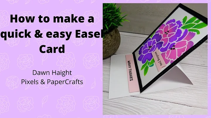 How to make a simple Easel Card | Pixels & PaperCr...