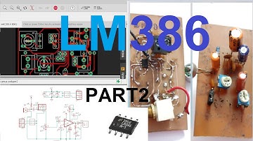 LM386 Audio Amplifier | PCB ( Autodesk Eagle Eda ) & Hardware | Part2