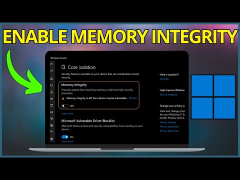Как включить целостность памяти в Windows 11 (FIX)
