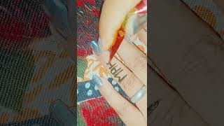 finger ring tattoo mehndi#hennatattoodesign #trending #fingerboarding #bridal #viral_video ☝💍💍🖕