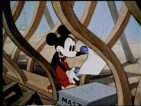Mickey Mouse Donald Duck - Goofy Boat Builders 1938