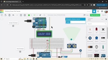 Arduino Tinkercad Pet Feeder -  How to make Arduino Pet Feeder