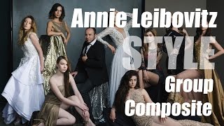 Annie Leibovitz & Vanity Fair Style - Pencahayaan Grup   Tutorial Komposit Photoshop