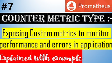 7. Prometheus Counter metric type practical example with handson | Custom metrics with prometheus
