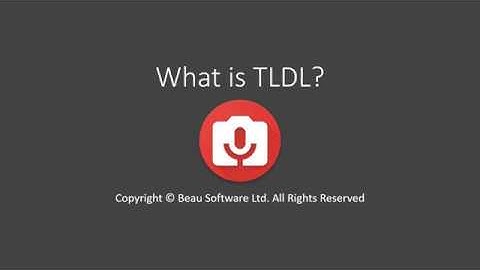 Introducing TLDL - Audio Recorder with Picture Sync! A new way to take your notes!