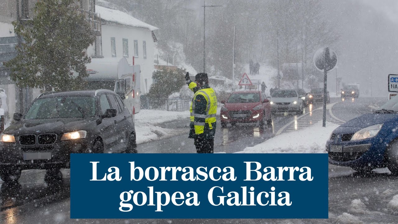 La borrasca Barra golpea Galicia