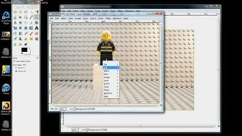 Lego masking tutorial in gimp 2.6
